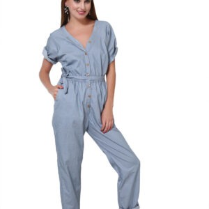 Soft Denim Jumpsuit