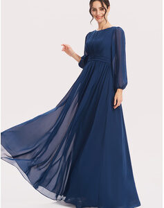 Navy Blue Maxi Gown