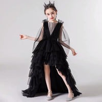 Black High-Low Girls Gown