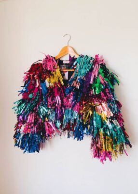 JACKET COVERED WITH FRINGES