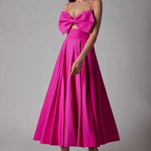 Cute Pink Bow Dress