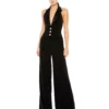 Black Halter Neck Jumpsuit