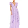 Lilac Ruffle Gown