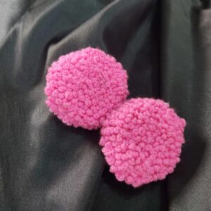 Hand Crafted French Knot Stud Earrings