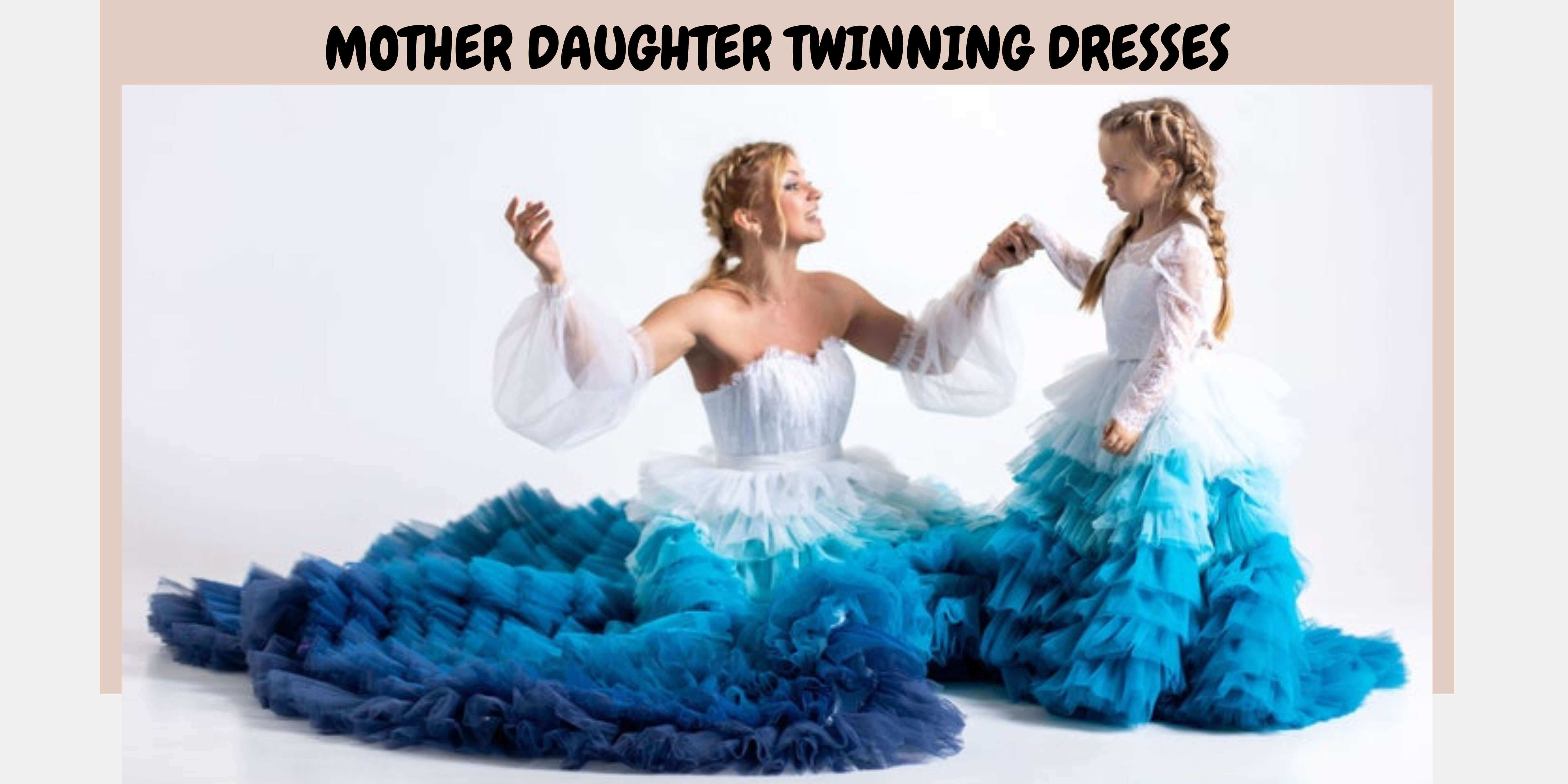 MOTHER DAUGHTER TWINNING DRESS